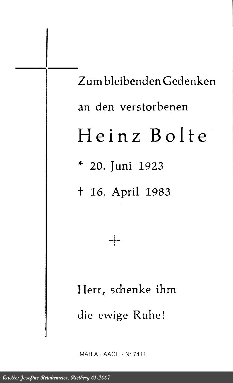 Heinz Bolte