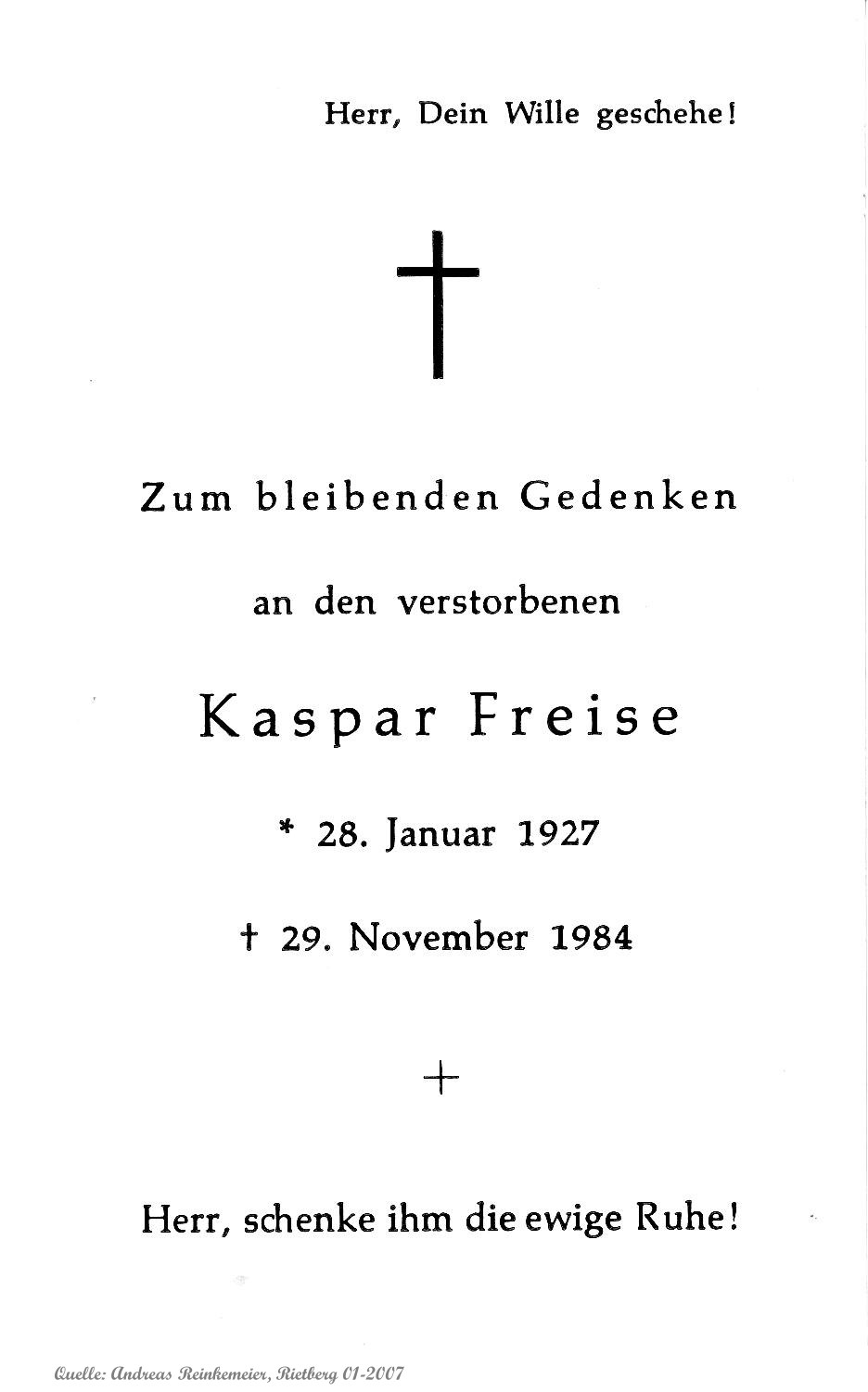 Kaspar Freise