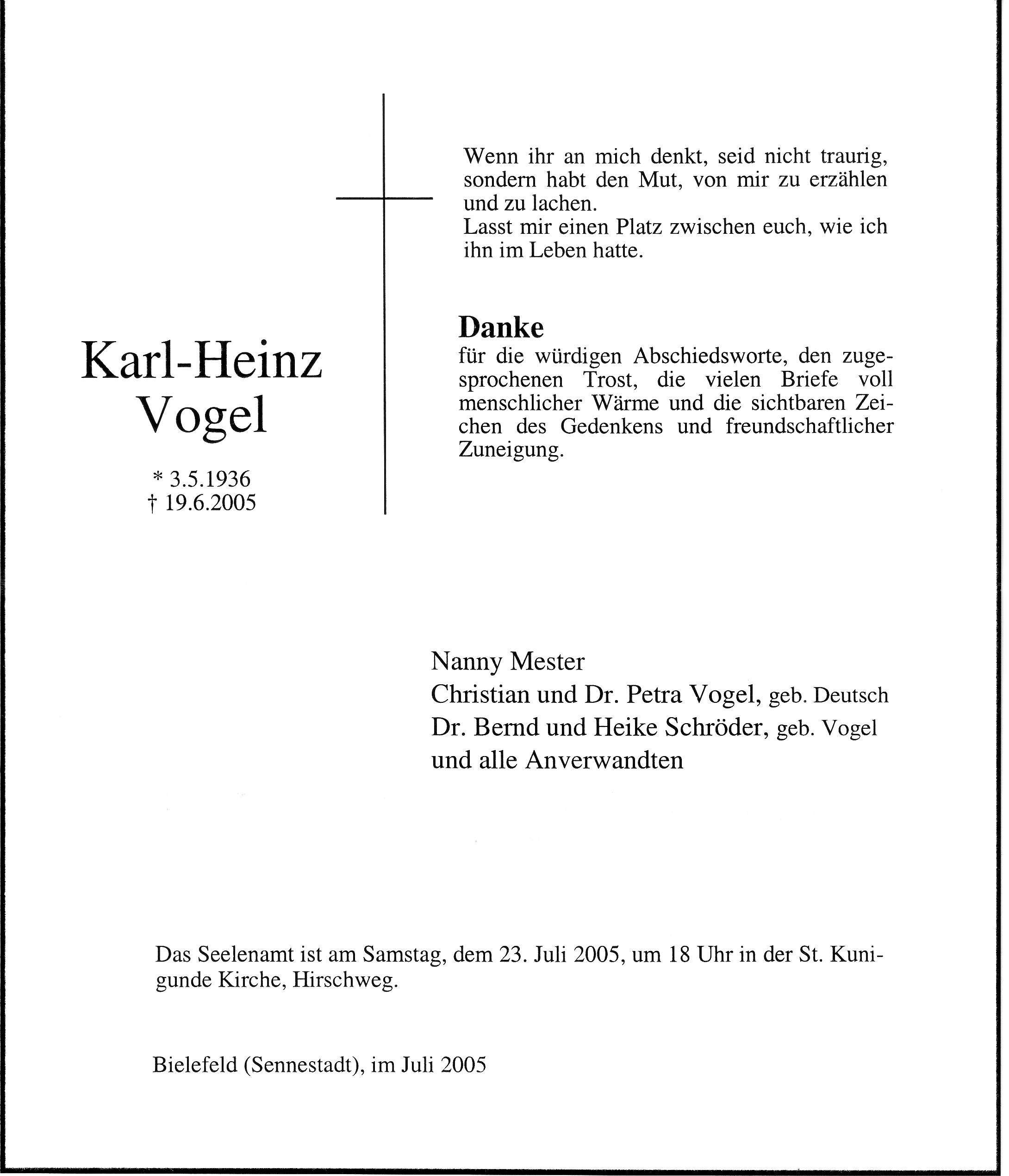 Karl Heinz Vogel